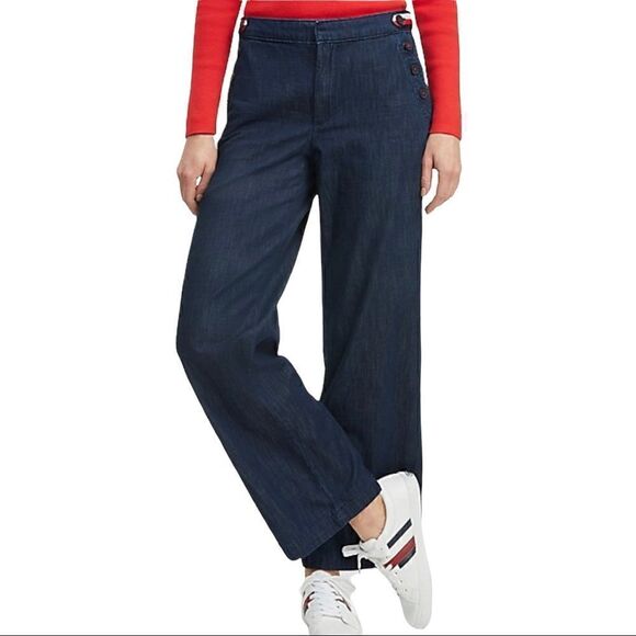 Tommy Hilfiger Essential Wide Leg Jean - Picture 1 of 11